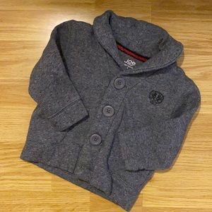 Gray Button Down Sweater